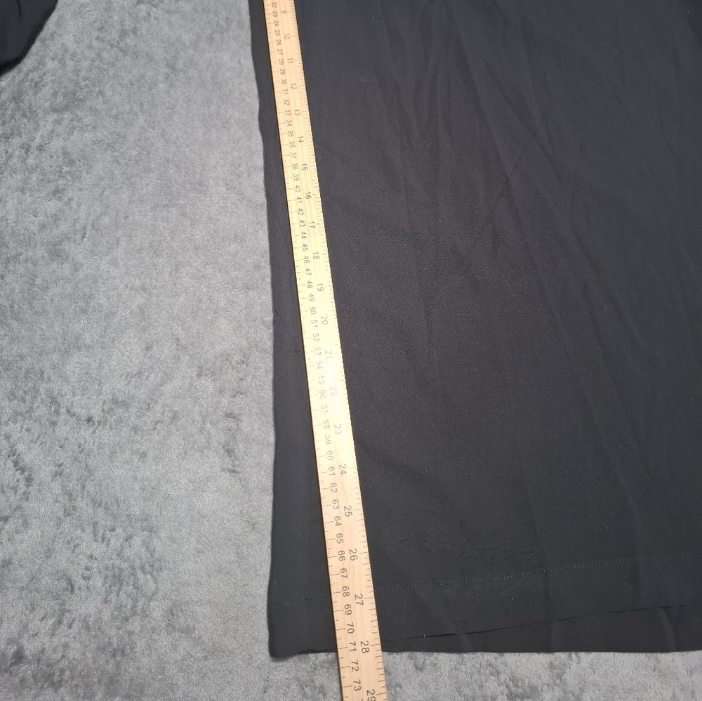 Torrid Pull On Wide Leg Challis Pant Womens Size 3 High Rise Black Elastic Black - Picture 11 of 13